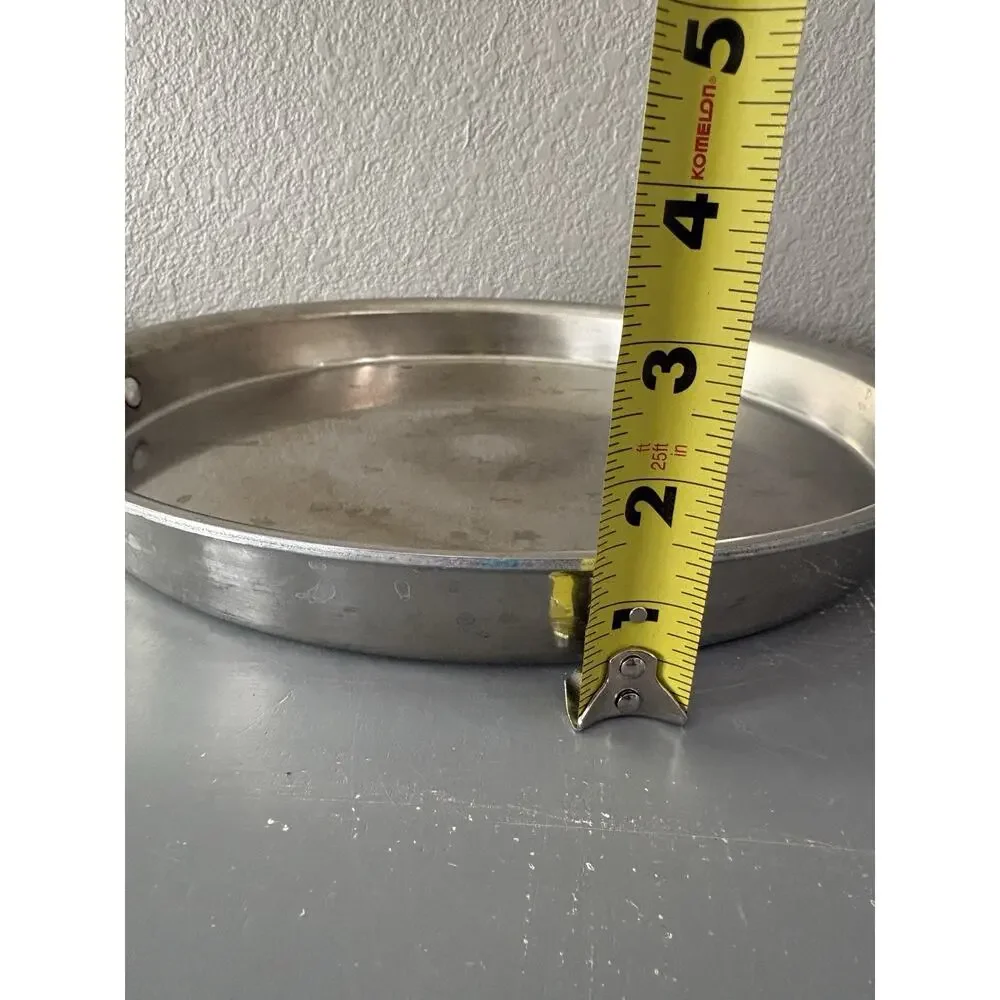 Vintage Bloomfield USA Steel Fry Pan Skillet No 7925 Wood Handle 10”